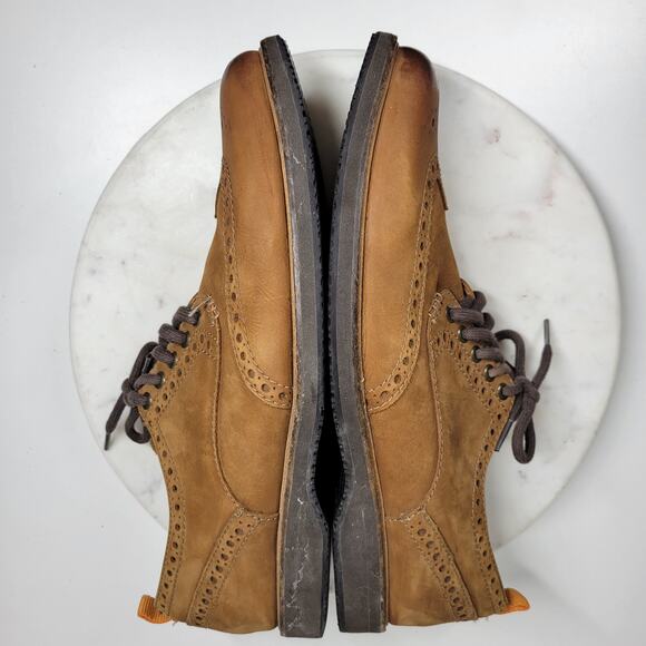 Tommy Bahama Elliott Wingtip Shoes Mens 13 Brown Leather Lace Up Dress Footwear main image 8